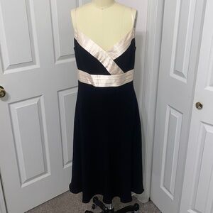 Ann Taylor Black and Cream Ensemble